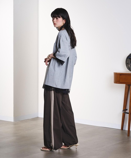 ROSE BUD（ローズバッド） パンツ LINE PANTS レディース : ZOZOTOWN