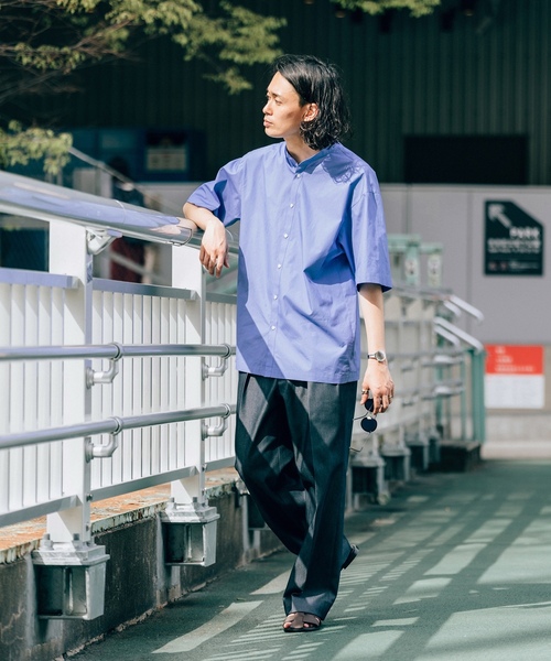 ATON（エイトン） 半袖シャツ 6 ホワイト メンズ : ZOZOTOWN Yahoo!店