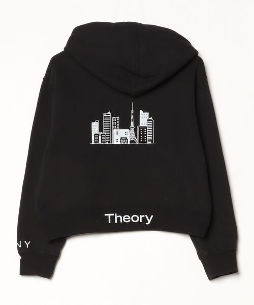 「theory 」 プルオーバーパーカー S ブラック レディース_画像2