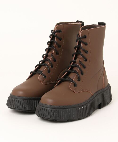 「PUMA」 ブーツ 25.5cm チョコ レディース_画像4