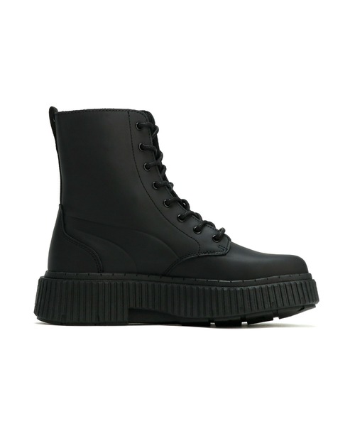 「PUMA」 ブーツ 25.5cm チョコ レディース_画像9