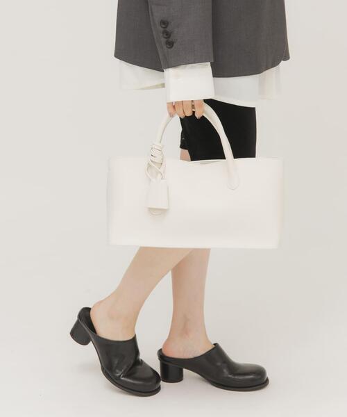 KBF（ケービーエフ） ハンドバッグ チャーム付きワイドボックスBAG