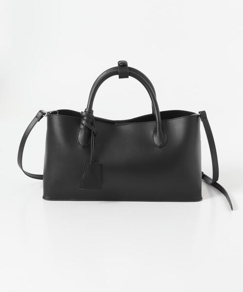 KBF（ケービーエフ） ハンドバッグ チャーム付きワイドボックスBAG