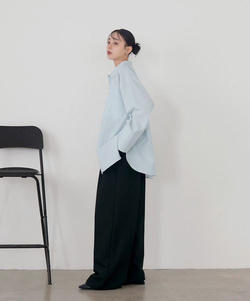 「LIAN」 長袖シャツ FREE ブルー レディース_画像8