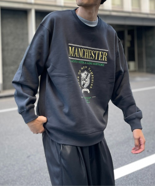 「CPCM」 スウェットカットソー LARGE マスタード メンズ_画像2