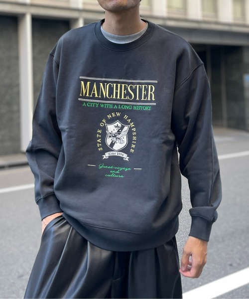 「CPCM」 スウェットカットソー LARGE マスタード メンズ_画像7