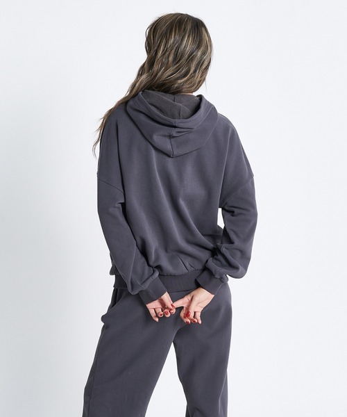 「ROXY」 ジップアップパーカー SMALL ブラック レディース_画像3