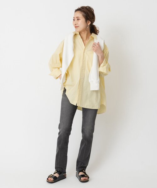 「AUTHEN」 デニムパンツ 27 ブルー レディースの画像