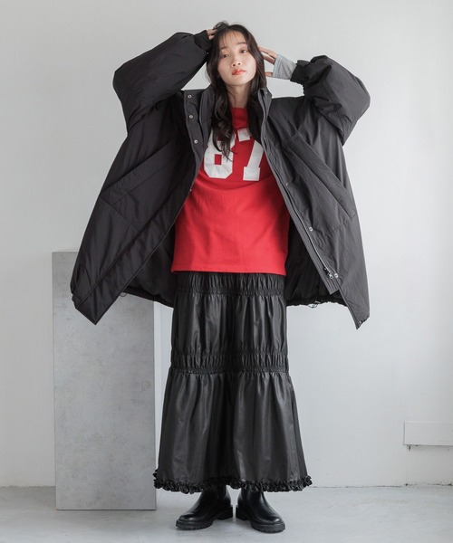 「LOWRYS FARM」 ロングスカート FREE シルバー レディース_画像5