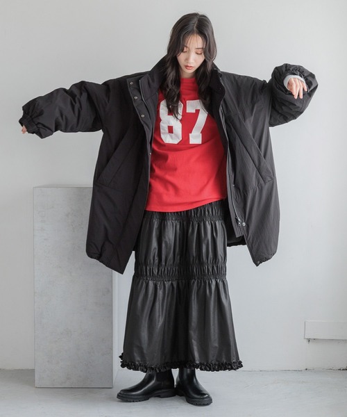 「LOWRYS FARM」 ロングスカート FREE シルバー レディース_画像6