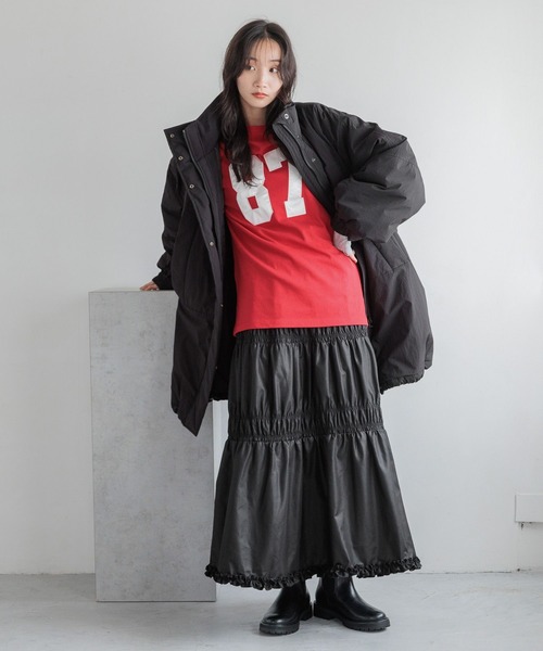 「LOWRYS FARM」 ロングスカート FREE シルバー レディース_画像7