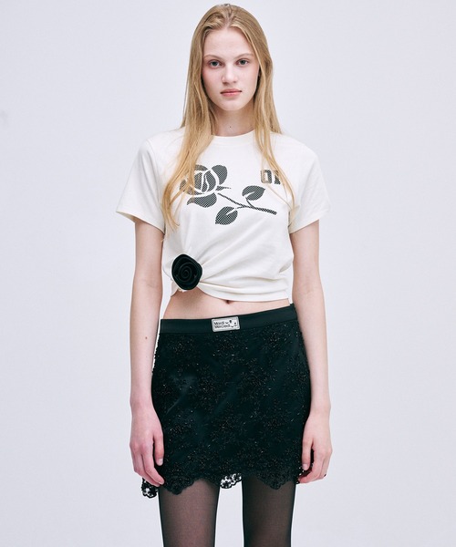 「Mardi Mercredi」 半袖Tシャツ FREE クリーム レディース_画像7