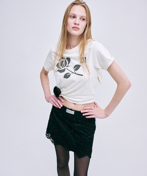 「Mardi Mercredi」 半袖Tシャツ FREE クリーム レディース_画像9