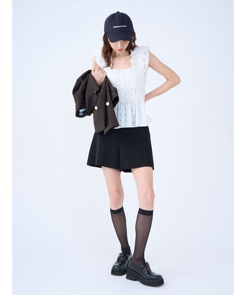 LAGUNAMOON（ラグナムーン） パンツ ダブルクロスショートパンツ
