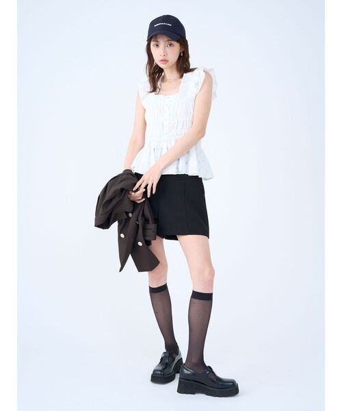 LAGUNAMOON（ラグナムーン） パンツ ダブルクロスショートパンツ