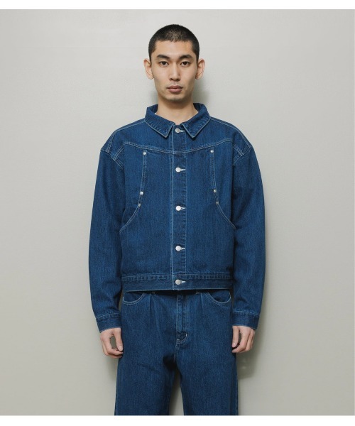 デニムジャケット gジャン 「BAL」バル CARB POCKET WASHIED DENIM JACKET メンズ レディースの画像
