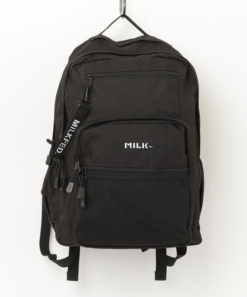 MILKFED. ブラック リュック ワンサイズ リュック レディース 