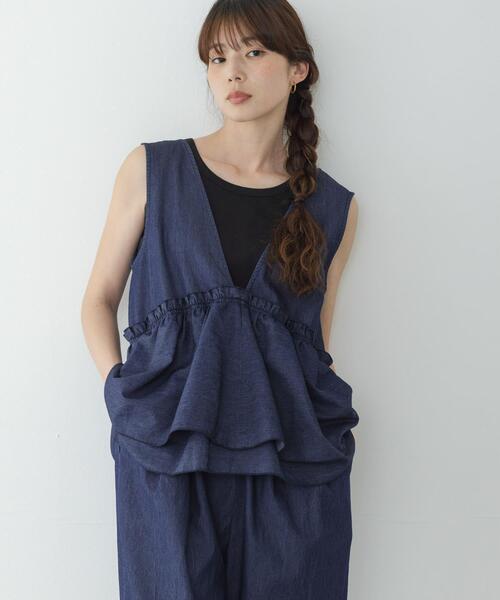 URBAN RESEARCH Sonny Label サロペット オーバーオール ペプラム