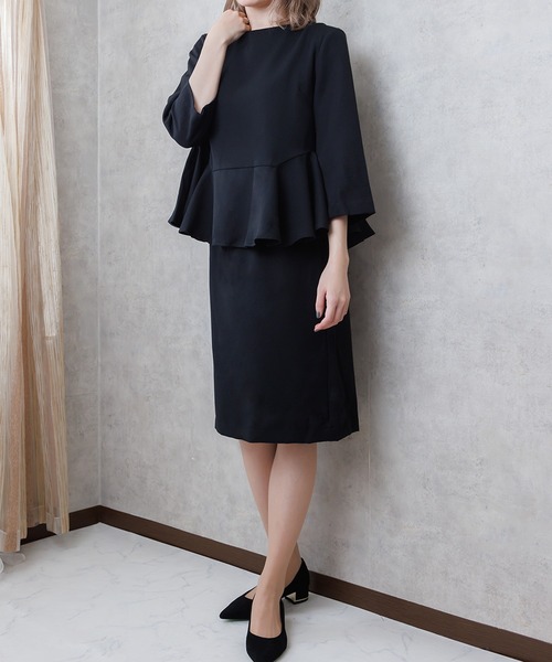 「DRESS LAB」 セットアップ M ネイビー レディース_画像8