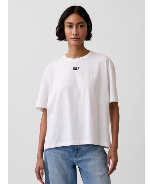 GAP（ギャップ） tシャツ オーバーサイズ GAPロゴ チューニックTシャツ 