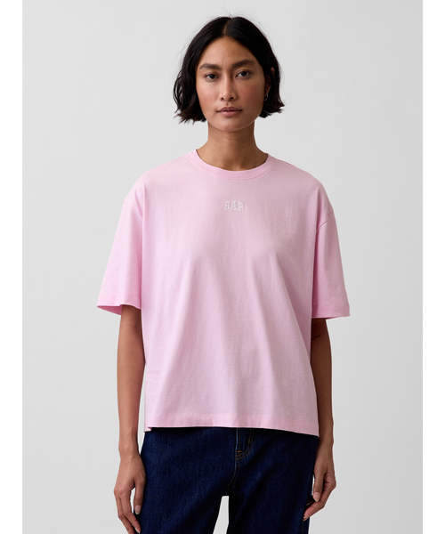 GAP（ギャップ） tシャツ 半袖 オーバーサイズ GAPロゴ チューニックT 