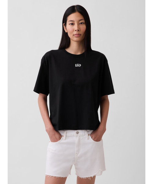 GAP（ギャップ） tシャツ 半袖 オーバーサイズ GAPロゴ チューニックT