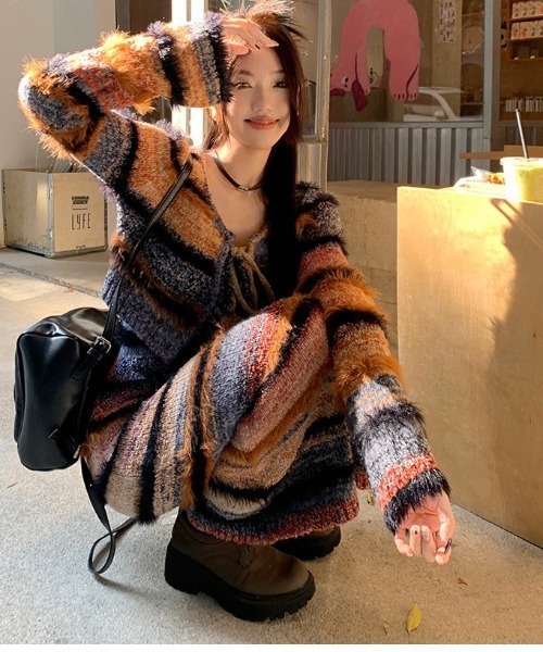 「SHEENA」 セットアップ M ブラウン レディース_画像2