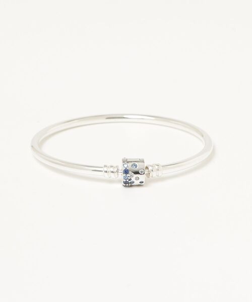 パンドラ　ブレスレット　K10 ダイヤ　シリコンデザインブレスレット PANDORA（パンドラ） ブレスレット - グレー レディース : ZOZOTOWN