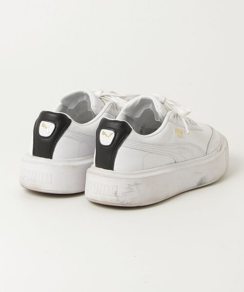 「PUMA」 ローカットスニーカー 22.5cm ホワイト レディース_画像2
