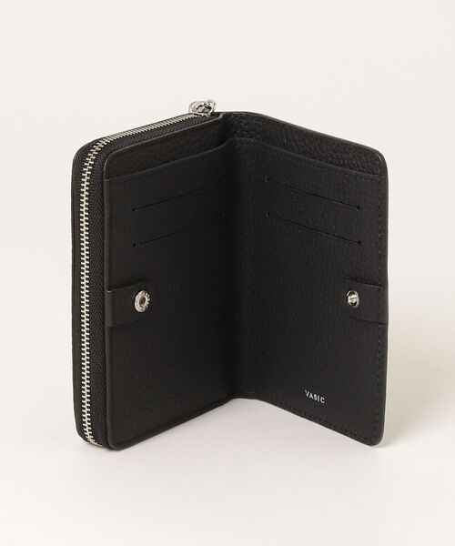 VASIC（ヴァジック） ROUND MINI 財布 - ブラック レディース