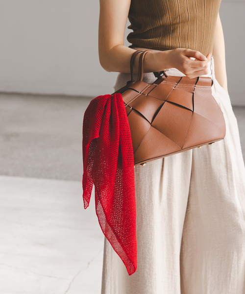 THROW（スロー） ストール マフラー Linen Cross Mesh Scarf