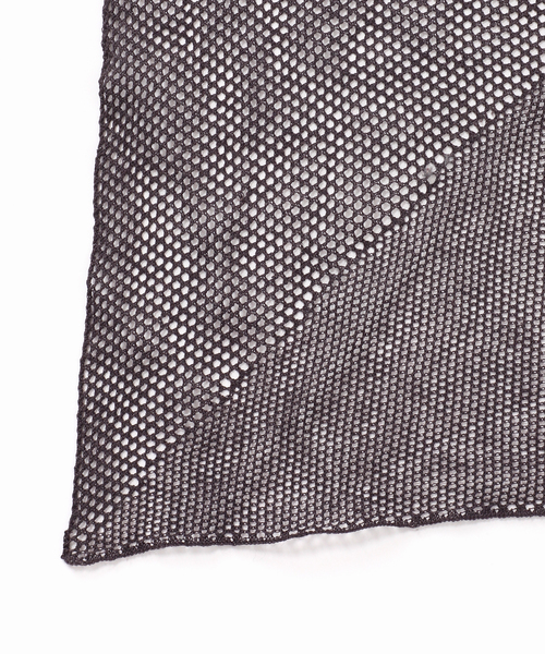 ストール マフラー THROW/スロー Linen Cross Mesh Scarf レディース_9