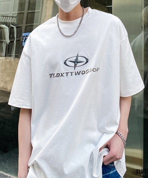 lilful tシャツ 「26年春夏新作」立体ロゴY2Kモチーフビッグシルエット