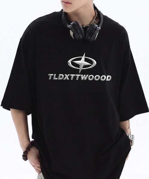 lilful tシャツ 「26年春夏新作」立体ロゴY2Kモチーフビッグシルエット