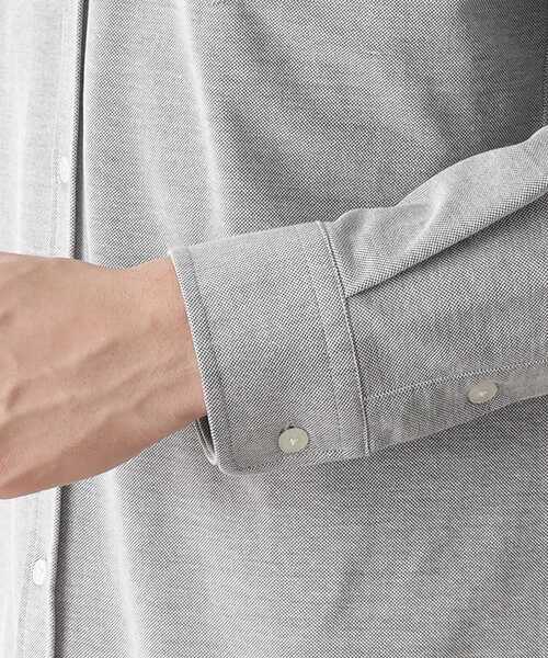 「THE SHOP TK 」 長袖シャツ 02 ネイビー メンズ_画像7
