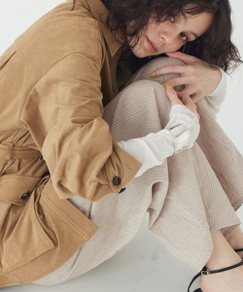 「THE PAUSE」 パンツ 38 ベージュ レディース_画像8