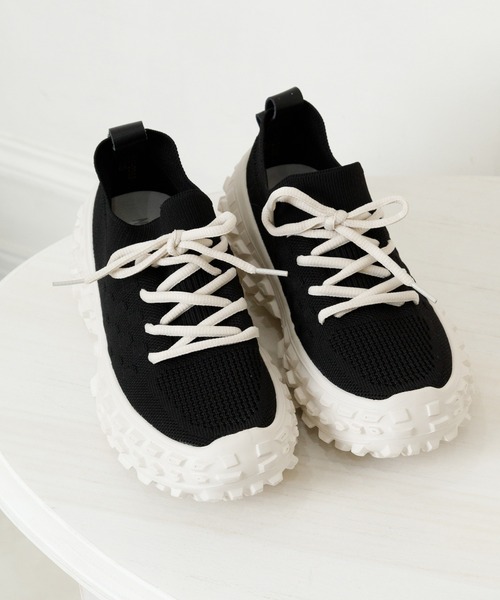 「Noubel Voug Relax」 ローカットスニーカー 22.5cm ブラック レディース_画像7