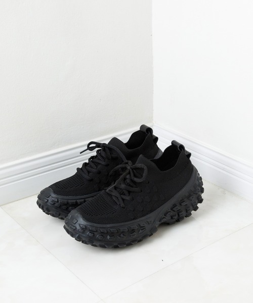 「Noubel Voug Relax」 ローカットスニーカー 22.5cm ブラック レディース_画像9