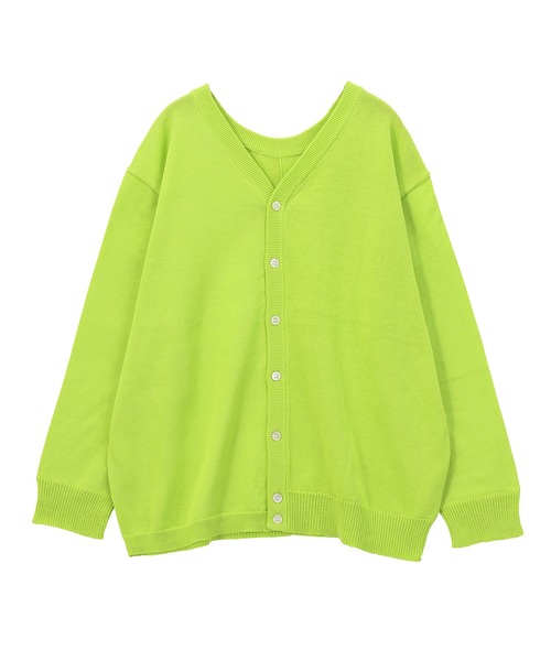 「ZUCCa」 ニットカーディガン M size グレー レディース_画像3