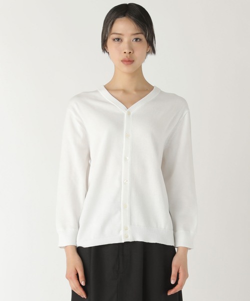 「ZUCCa」 ニットカーディガン M size グレー レディース_画像8