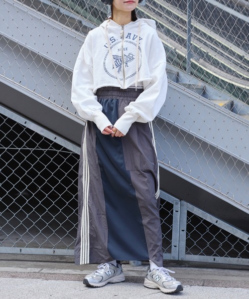 「etsinta」 ジップアップパーカー ONE SIZE ベージュ レディース_画像8