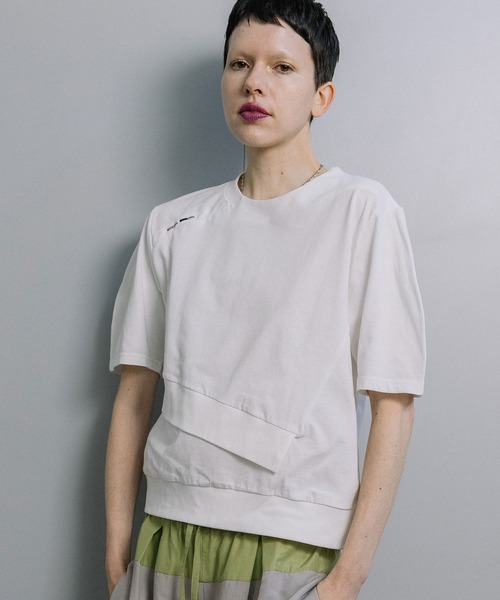 tシャツ レイヤードトップス レディースの画像