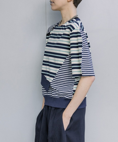 tシャツ レイヤードトップス レディースの画像