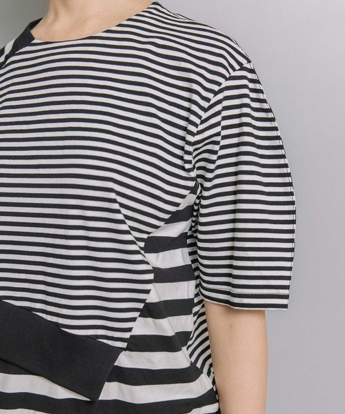 tシャツ レイヤードトップス レディースの画像