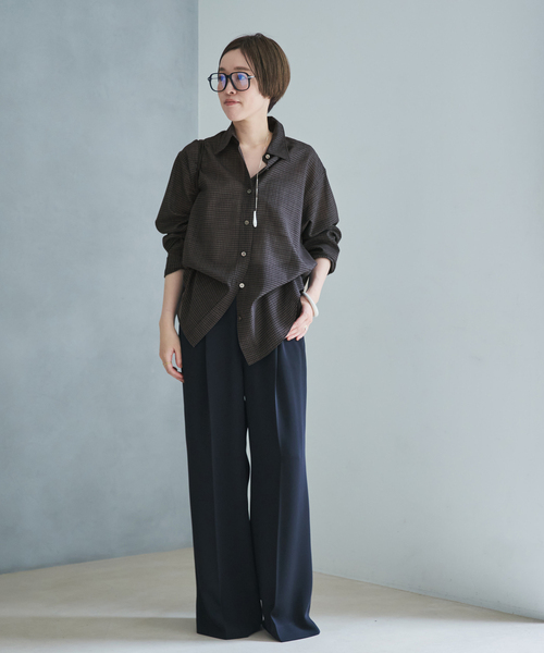 plage（プラージュ） ブラウス シャツ CHECK シャツ レディース
