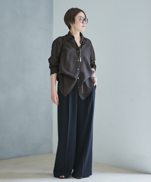plage（プラージュ） ブラウス シャツ CHECK シャツ レディース