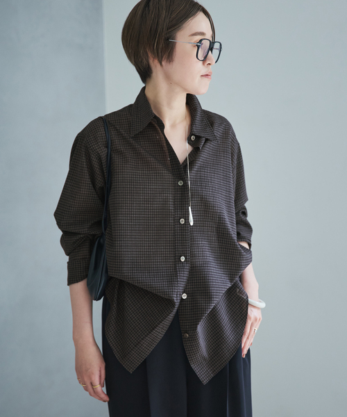新作♡Plage CHECK シャツ plage（プラージュ） ブラウス シャツ CHECK シャツ レディース