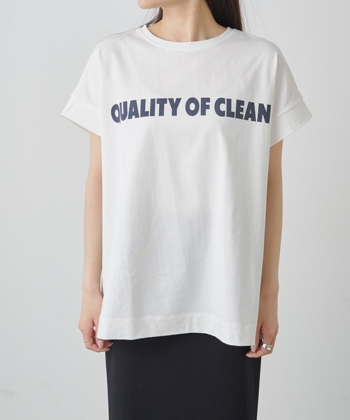 「PUAL CE CIN」 半袖Tシャツ FREE オフホワイト レディース_画像2