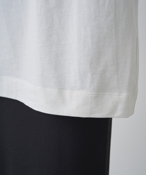 「PUAL CE CIN」 半袖Tシャツ FREE オフホワイト レディース_画像7