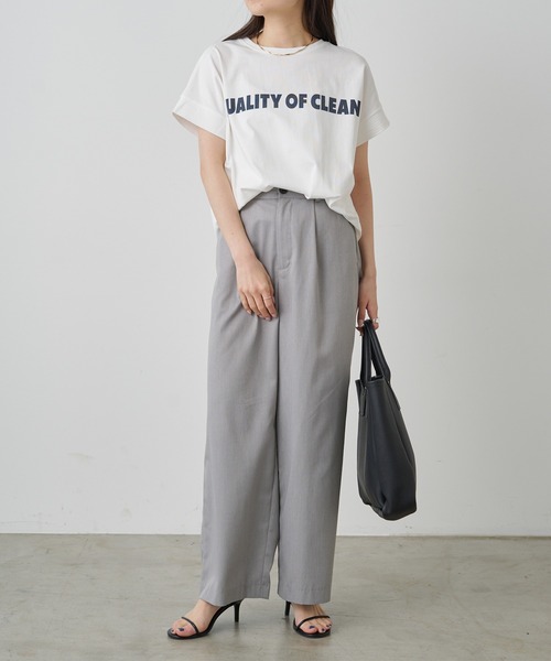 「PUAL CE CIN」 半袖Tシャツ FREE オフホワイト レディース_画像8